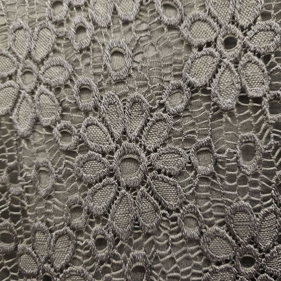 Tiana B. Black Lace & Embroidery Pullover Swing Lined Dress Size XL - Picture 5 of 8